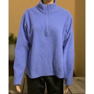 Vintage Patagonia Capilene 1/4 Zip Fleece Sweater Women Size L USA